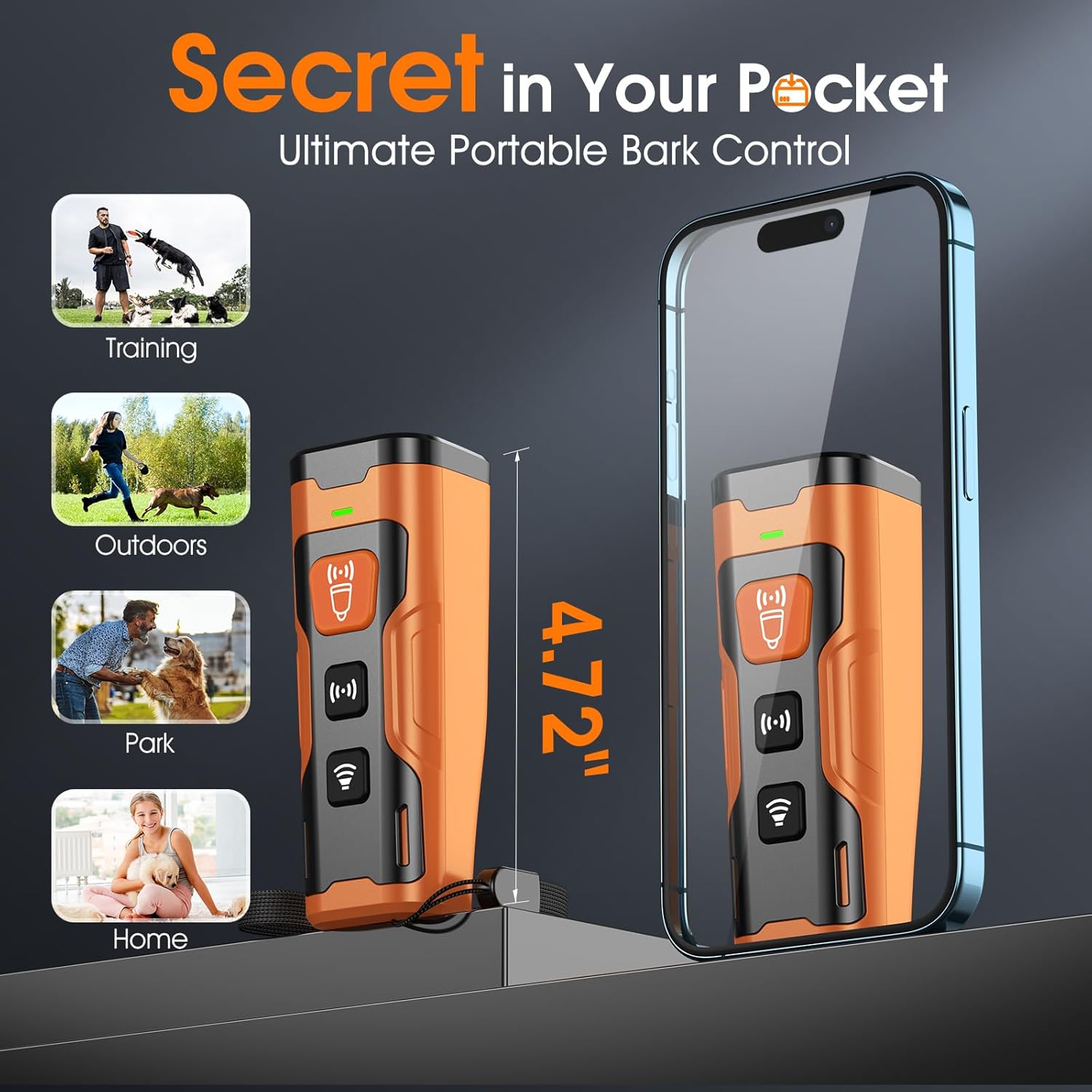 Ultrasonic Dog Training Device for Indoor & Outdoor Use