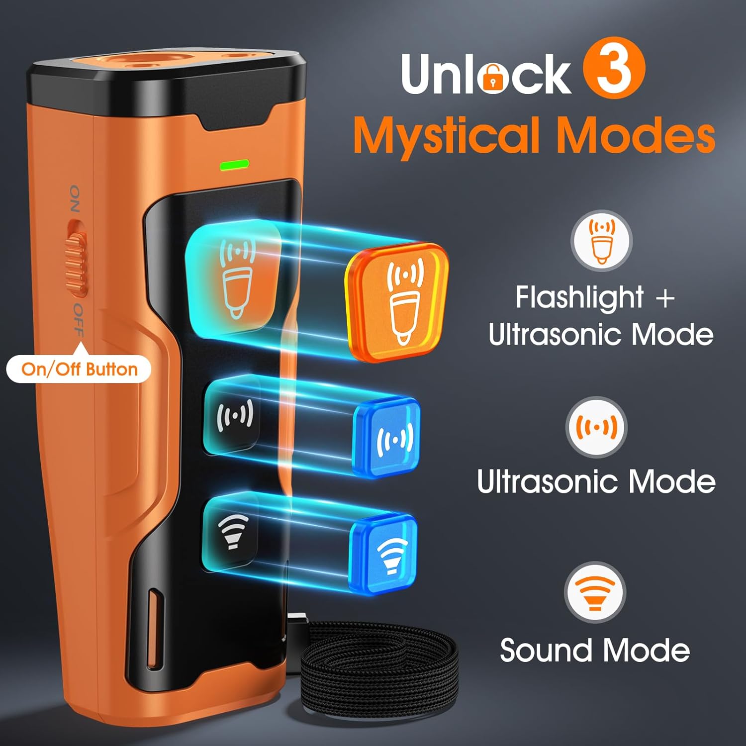 Ultrasonic Dog Training Device for Indoor & Outdoor Use